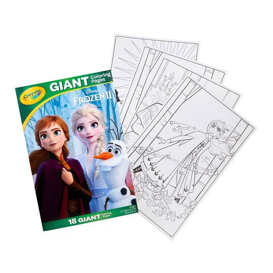 Download Crayola Disney Frozen 2 Giant Coloring Book Michaels